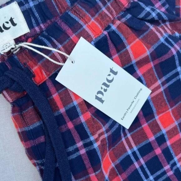Pact organic plaid pajama pant - Picture 2 of 3